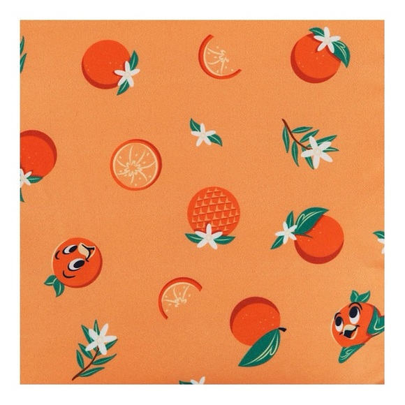 Disney Parks Orange Bird Loungefly Mini Backpack Flower & Garden Epcot NWT - Picture 5 of 7